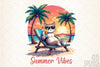 Summer Vibes Cat Clipart Bundle