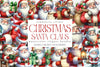 Santa Claus Christmas Clipart Bundle