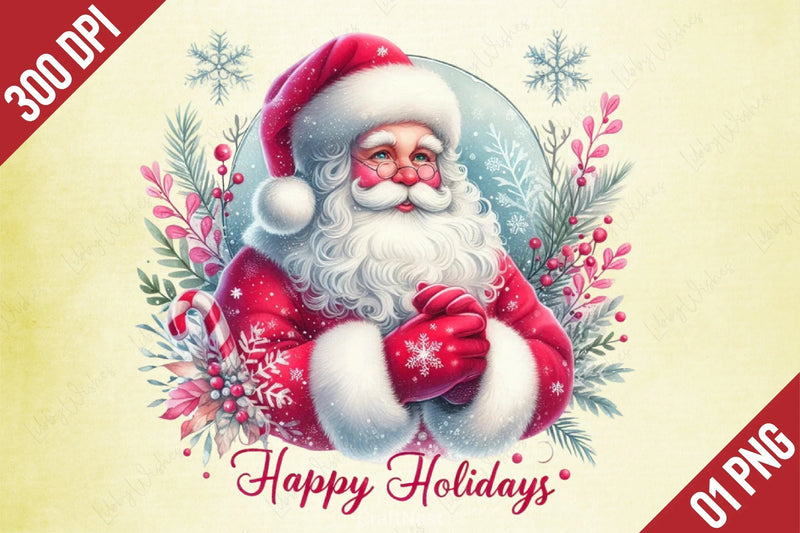 Funny Santa Clipart Bundle - CraftNest - Digital Crafting and Art