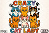 Funny Crazy Cat Lady Clipart Bundle