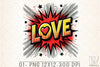 Pop Art Love Valentine's Clipart Bundle