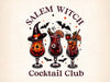 Salem Witch Cocktail Club Halloween Clipart Bundle
