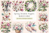 Spring Meadow Poppies Clipart Bundle