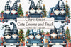 Christmas Gnome & Truck Clipart Bundle