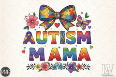 Autism Mama Shirt Clipart Bundle - CraftNest - Digital Crafting and Art