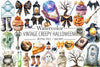 Vintage Halloween Clipart Bundle