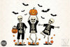 Dancing Skeleton Halloween Clipart Bundle
