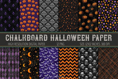 Chalkboard Halloween Clipart Bundle - CraftNest - Digital Crafting and Art