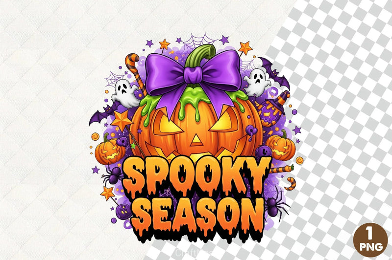 Spooky Season Halloween Clipart Bundle  1 - CraftNest - Digital Crafting and Art