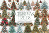 Festive Christmas Tree Clipart Bundle