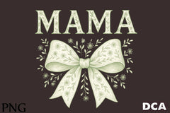 Floral Coquette Varsity Mama Clipart Bundle - CraftNest - Digital Crafting and Art