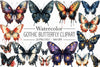 Gothic Butterfly Clipart Bundle