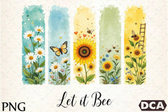 Let It Bee Positivity Spring Summer Clipart Bundle - CraftNest - Digital Crafting and Art