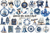 Blue Nautical Clipart Bundle