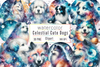 Celestial Dog Clipart Bundle