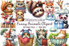 Funny Animals Clipart Bundle