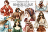 Boho Girls Clipart Bundle