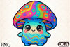 Rainbow Mushroom Clipart Bundle