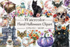 Floral Halloween Clipart Bundle