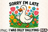 Sassy Boho Floral Clipart Bundle - Funny Silly Goose Design