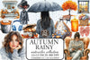 Rainy Autumn Clipart Bundle