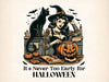 Its Never Too Early For Halloween Clipart Bundle