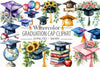 Graduation Cap Clipart Bundle