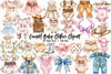 Cowgirl Baby Clothes Clipart Bundle