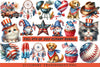 Full 4th of July Clipart Bundle