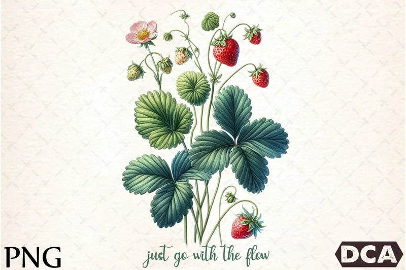 Strawberry Bush Clipart Bundle - CraftNest - Digital Crafting and Art