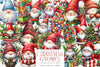 Gnome Christmas Cozy Clipart Bundle