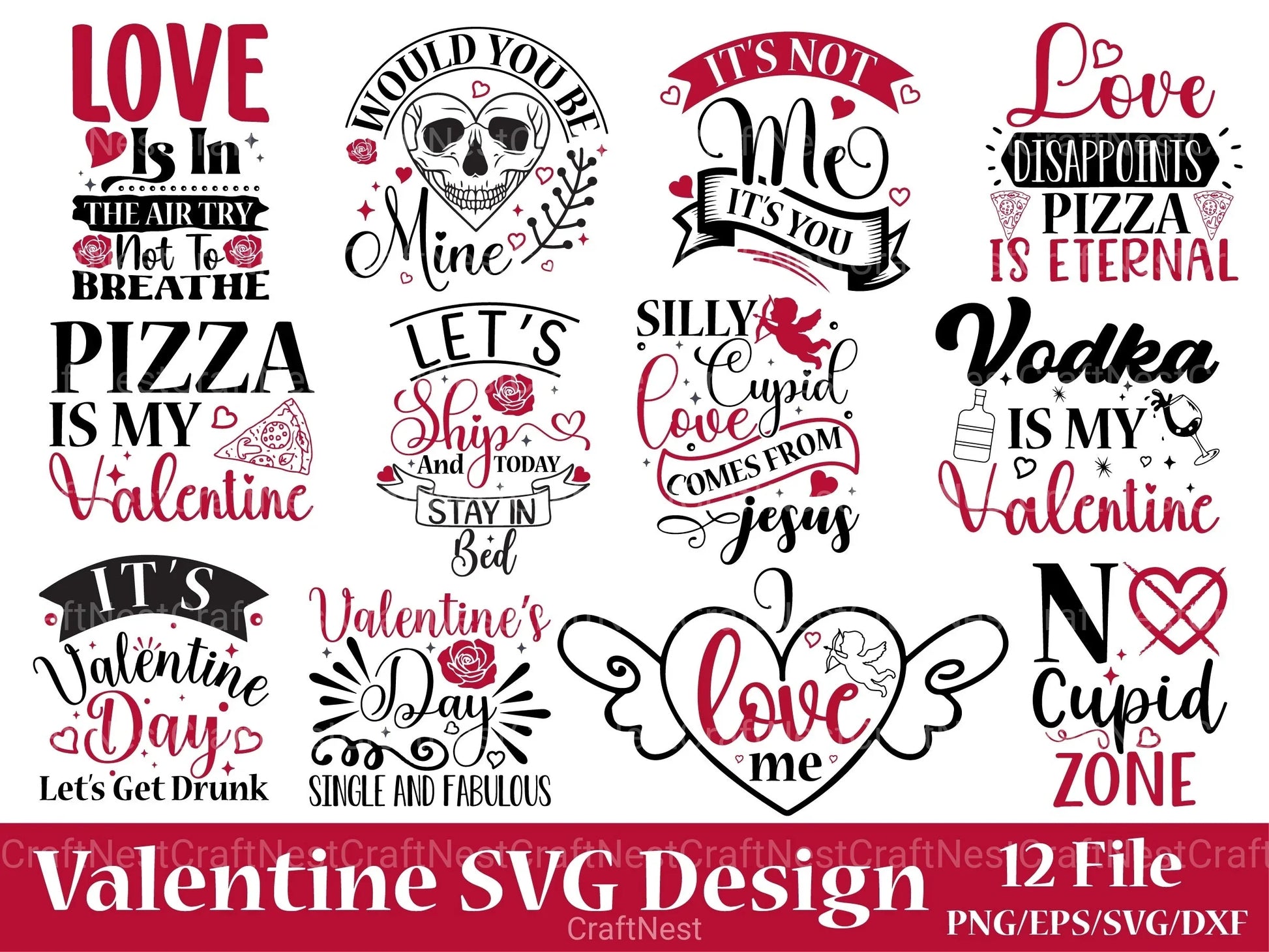 Valentine Bundle - CraftNest - Digital Crafting and Art