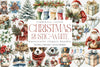Rustic White Christmas Winter Clipart Bundle