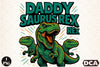 Daddysaurus Rex Clipart Bundle