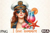 Matrose Sailor Marine Summer Girl Clipart Bundle