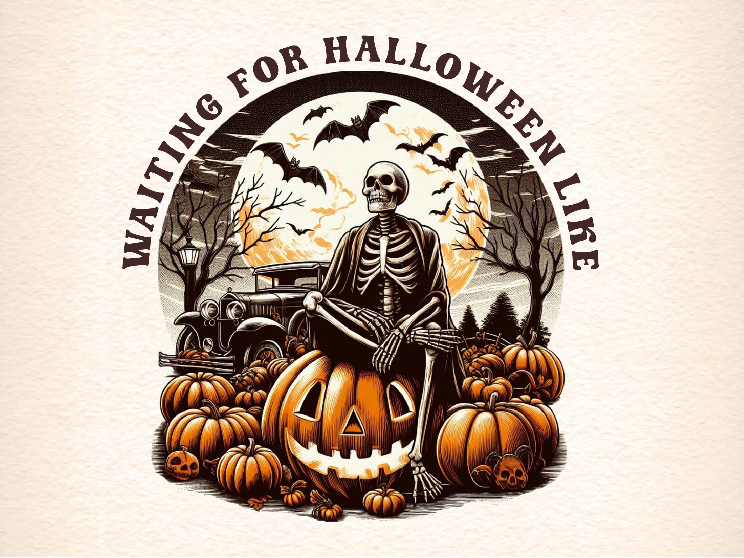 Waiting For Halloween Like Clipart Bundle