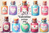 Valentine Potions Clipart Bundle