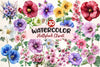 Hollyhock Clipart Bundle