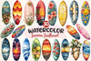 Summer Surfboard Clipart Bundle 2