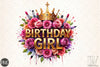 Birthday Girl Floral Clipart Bundle