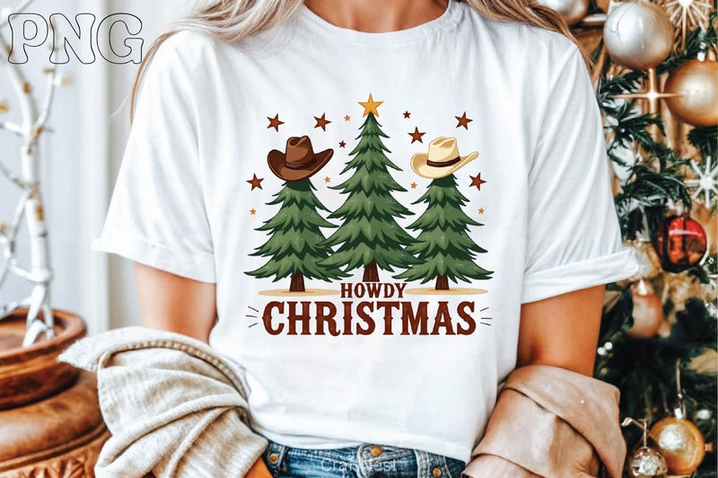 Western Christmas Country Clipart Bundle - CraftNest - Digital Crafting and Art