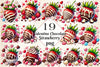 Valentine Chocolate Strawberry Clipart Bundle