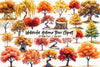 Autumn Trees Clipart Bundle