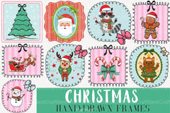 Christmas Coquette Frame Clipart Bundle - CraftNest - Digital Crafting and Art