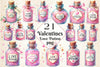 Glittery Love Potion Clipart Bundle