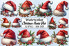 Christmas Santa Hat Clipart Bundle