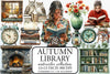 Autumn Library Clipart Bundle