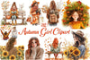 Autumn Girl Clipart Bundle