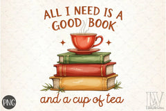 Good Book & Tea Clipart Bundle - CraftNest - Digital Crafting and Art