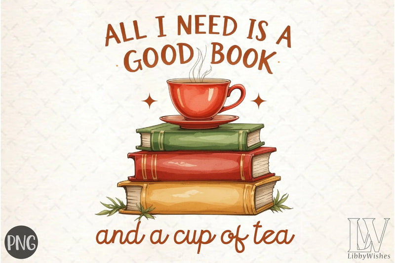 Good Book & Tea Clipart Bundle - CraftNest - Digital Crafting and Art